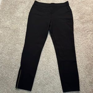 MAX STUDIO- Black Leggings with Zippers (S)